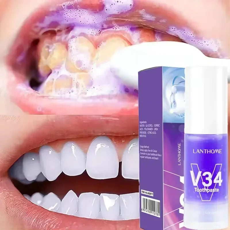 Purple Teeth Whitening Toothpaste