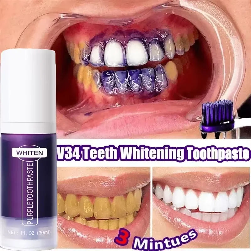 Purple Teeth Whitening Toothpaste